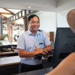 Staff welcoming guests at Darwin Airport resorts