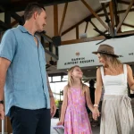 Family ariving at Darwing Airport Resorts